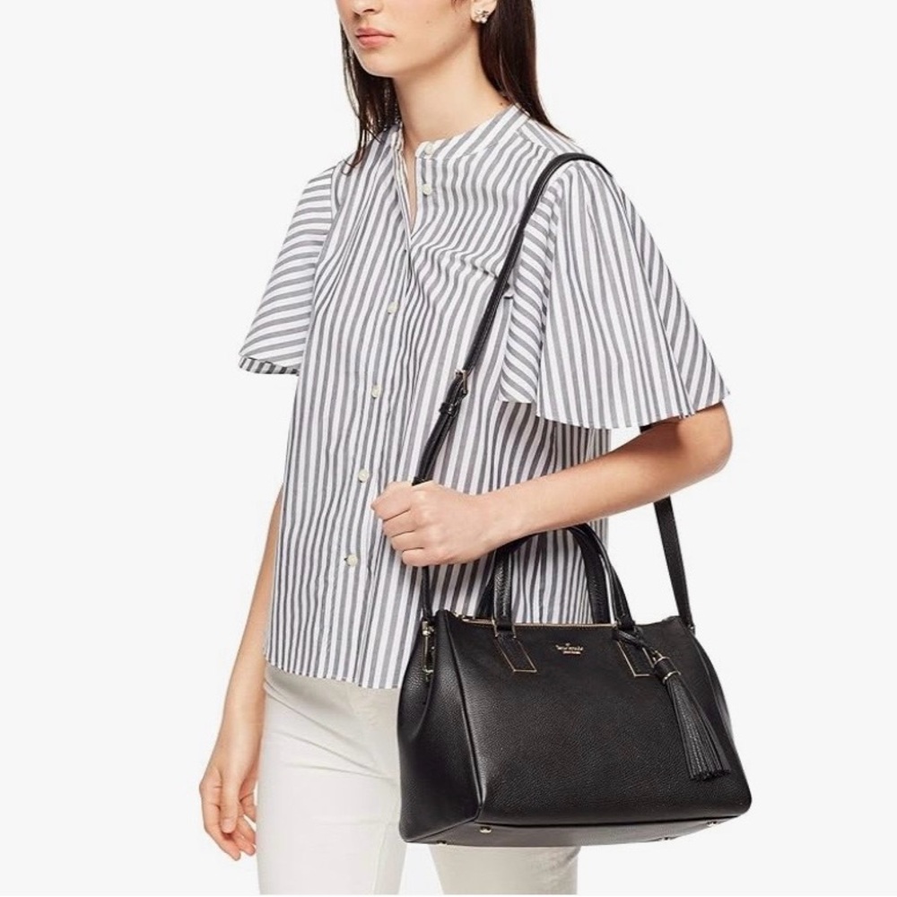 Kate Spade New York kingston drive alena Satchel Pebbled Leather Large - Picture 3 of 15